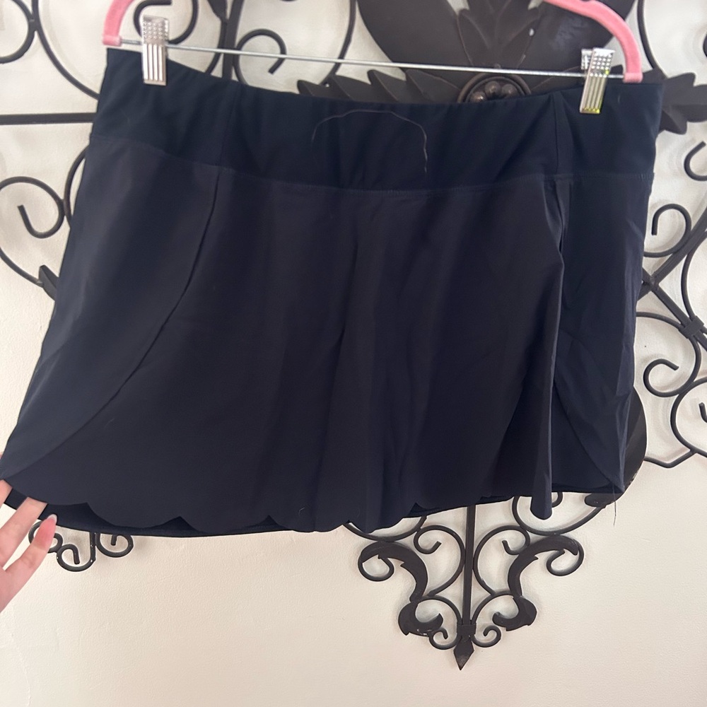 Black MPG Tennis Skort